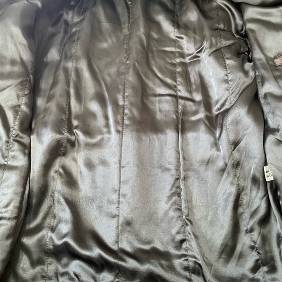 Towne From London Fog Leather Coat Mens Medium EUC! - Picture 6 of 11